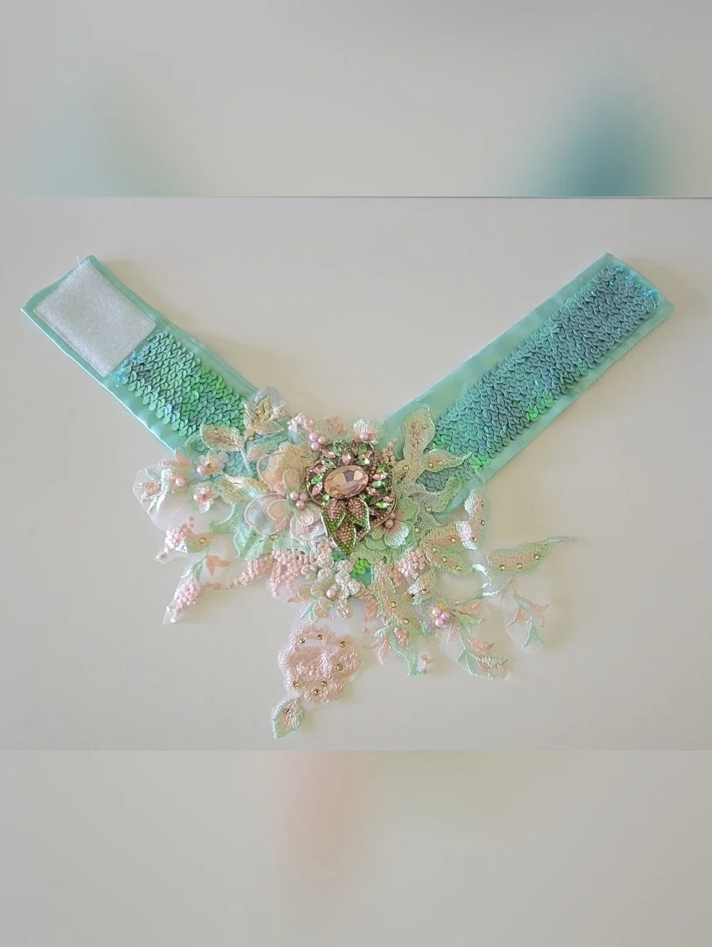 Embellished Crystal Dog Statement Collar